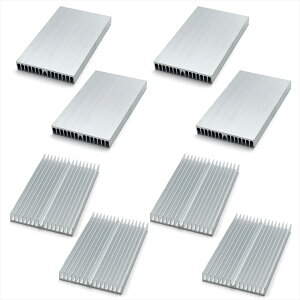 【送料無料】ヒートシンク 放熱フィン 冷却パーツ 100×60×10mm 自作PC モーター放熱 冷却対策 SN-403-HS