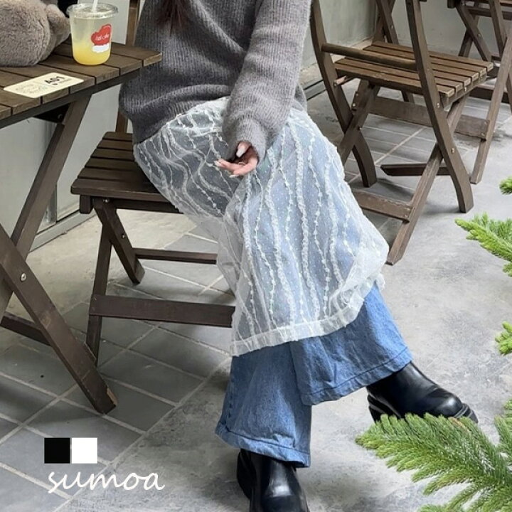 楽天市場】チュールスカート レース レイヤード シアー オーガンジー  