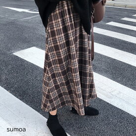 楽天市場 チェック ロングスカートの通販