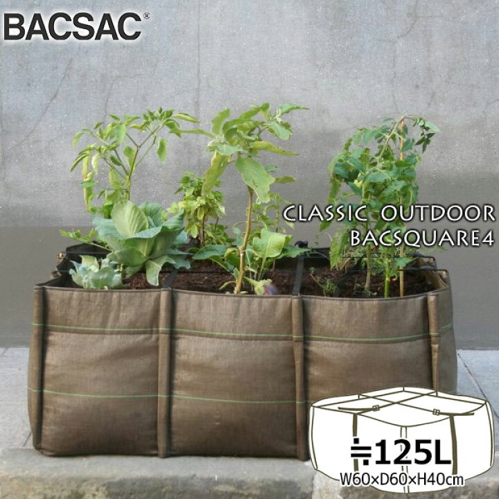 楽天市場】プランター 鉢 おしゃれ オシャレ 正規品 BACSAC(バック  