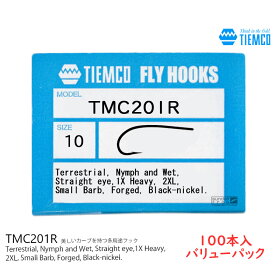 TIEMCO / ティムコフライフック TMC201R 100本入