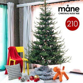 クリスマスツリー mane モーネ クリスマスツリー 210cm 高級 フィンランド ヌードツリー クリスマス ツリー mane モーネ オーナメントセット なし 本物のモミの木に近いヌードツリー サングッド