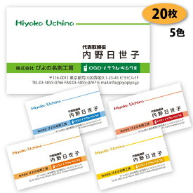 【送料無料】【名刺 作成】 パターン名刺-13　20枚【デザイン 制作】【送料無料】 ショップカード ポイントカード スタンプカード シンプル ビジネス 両面(裏面)印刷は別料金