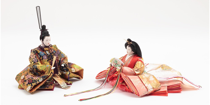 楽天市場】送料無料久月作 雛人形 衣装着十五人揃い 木製七段飾り〈お