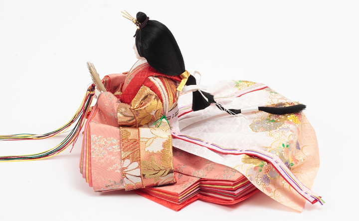 楽天市場】送料無料久月作 雛人形 衣装着十五人揃い 木製七段飾り〈お