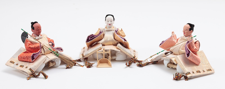 楽天市場】送料無料久月作 雛人形 衣装着十五人揃い 木製七段飾り〈お