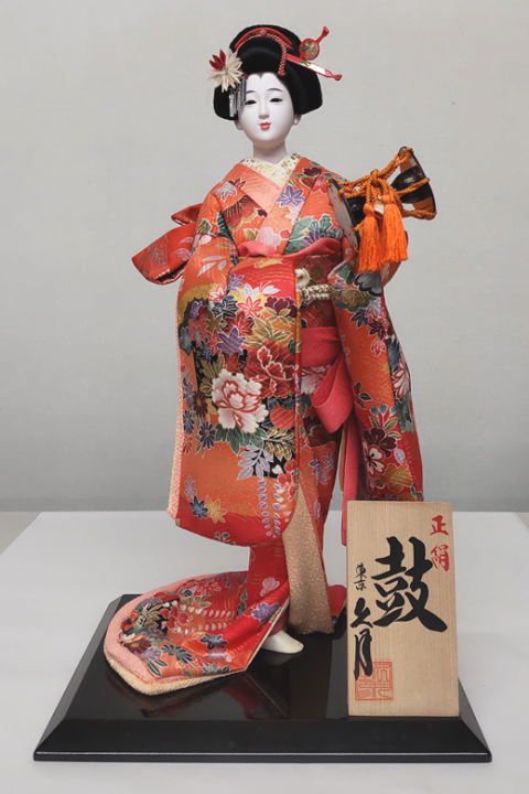 楽天市場】送料無料 久月作 日本人形（尾山人形） 10号 正絹友禅 着尺