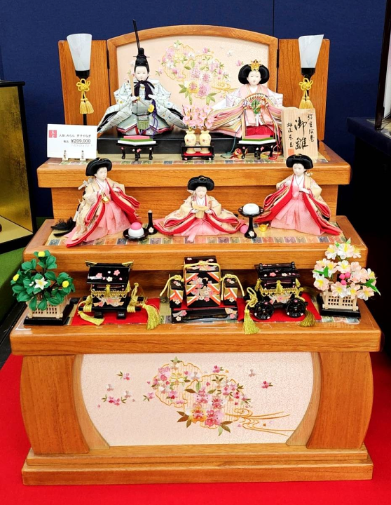 楽天市場】送料無料 雛匠東玉作 雛人形 みらん 芥子 衣装着五人揃い