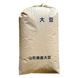 大豆 30kg 2025年産 令和7年産 山形県産 里のほほえみ 送料無料 業務用紙袋 ※あす楽対応不可