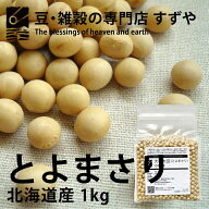 大豆 1kg 2025年産 令和7年産 北海道産 とよまさり チャック付き 倉庫直送