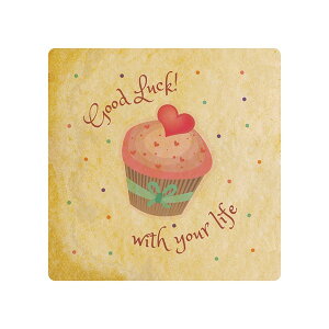 クッキー イラスト プリント メッセージ GoodLuck with your life 応援 プチ ギフト 洋菓子 お菓子 内祝い 通販 人気 贈り物 おすすめ