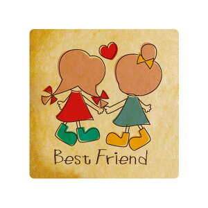 クッキー イラスト プリント メッセージ Best friend プチ ギフト 洋菓子 お菓子 内祝い 通販 人気 贈り物 おすすめ 有名 フォチェッタ