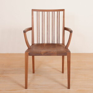ダイニングチェア ウォールナット 食卓チェア 木製 ダイニング 食卓 チェア 無垢 天然木 おしゃれ モダン 格子 国産家具 大川家具 曲線
