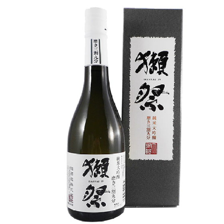 楽天市場】【正規販売店】お酒 お歳暮 ギフト プレゼント 獺祭 だっさい 純米大吟醸 磨き三割九分 720ml DX箱入り 山口県 旭酒造 日本酒  39 デラックス箱 4合瓶 コンビニ受取対応商品 : 酒楽SHOP