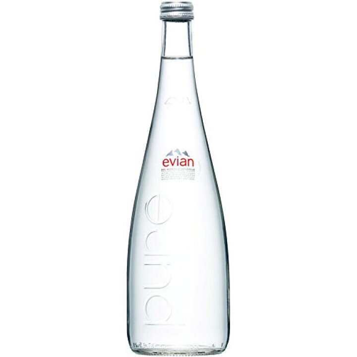 楽天市場 お年賀 ギフト プレゼント 本州のみ送料無料 エビアン 750ml 瓶 正規輸入品 12本 フランス ミネラルウォーター コンビニ受取対応商品 酒楽shop