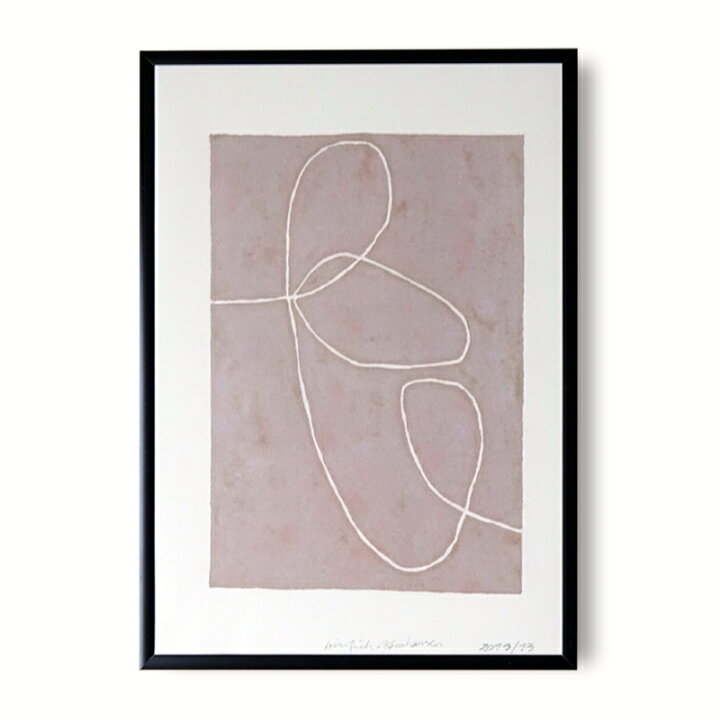 楽天市場】Organic lines by Leise Dich Abrahamsen アートポスター A4 