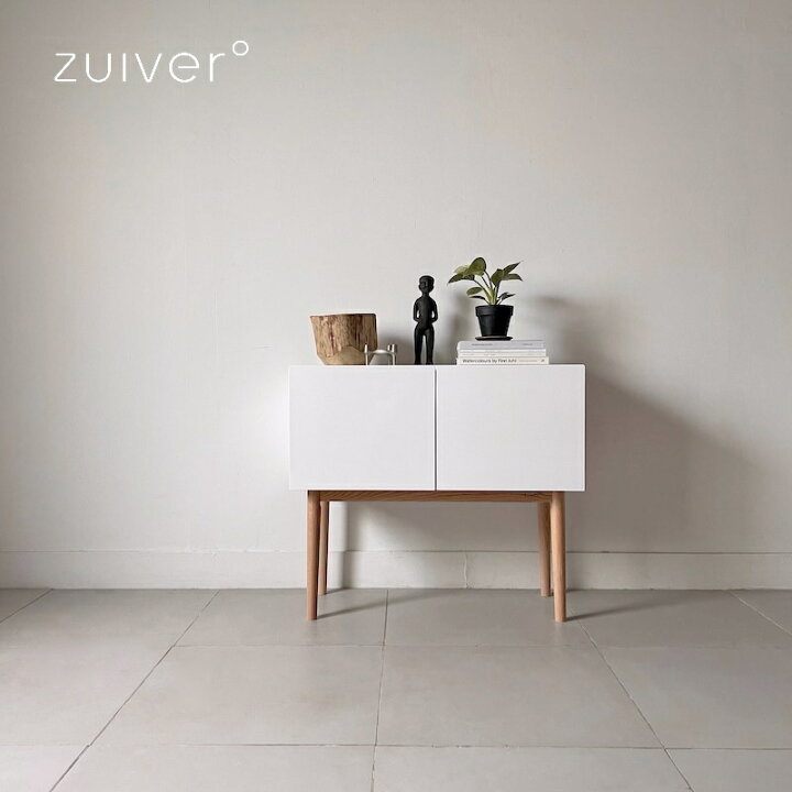 楽天市場】Zuiver キャビネット 幅90 奥行40 高さ80 北欧 木製 白 