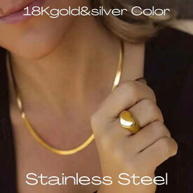 ステンレスリング サージカルステンレス製2カラーハート型印台ワイドリング 12mm幅 金属アレルギー対応 リング ステンレス ゴールドリング シルバーリング リング 指輪