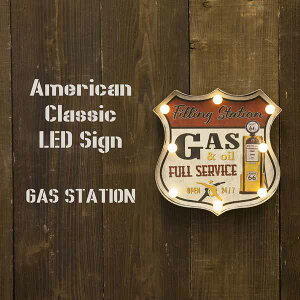 IuWF u CeAG Ƌ CeA AJNVbN American Classic LED Sign GASSTATION Â_ `N`iD ͋Cł X₨͋̕C