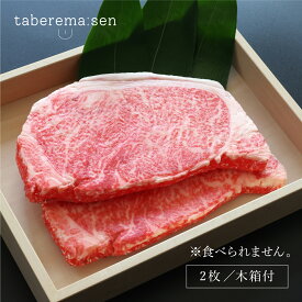 食べられないステーキ肉（2枚・木箱含む）｜飛騨牛 A5 肉 生肉 カット 牛肉 牛 ステーキ 食品サンプル サンプル品 レプリカ 見本 見本品 フェイク イミテーション 材料 部材 店舗 装飾 ディスプレイ 置物 インテリア 小物 撮影 写真撮影 食べれません taberemasen 送料無料