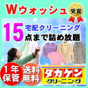 （期間限定価格 4/28 10:00 〜 5/8 9:59）★最大1年保管付　15点全部　Wウォッシュ付★　15点まで詰め放題　宅配クリーニング　ダブルウォッシ...