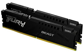 キングストンテクノロジー Kingston FURY デスクトップPC用メモリ DDR5 AM5 AMD EXPO認定 6000MT/秒 16GB 2枚 Kingston FURY Beast ビースト AM5 CL36 KF560C36BBEK2-3