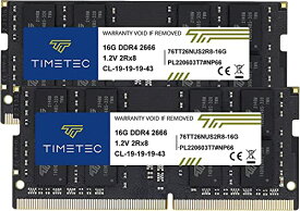 Timetec Hynix IC ノートPC用メモリ DDR4 2666MHz PC4-21300 260 Pin SODIMM (32GB Kit)