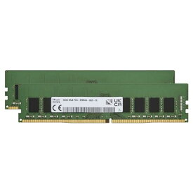 プリンストン デスクトップPC用 メモリ SK hynix純正 64GB(32GBx2枚組) DDR4 3200(PC4-25600) UDIMM CL22 288pin 1.2V HBD3200-32GBX2