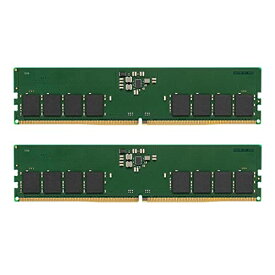 キングストンテクノロジー Kingston デスクトップPC用メモリ DDR5 4800MT/秒 8GB 2枚 CL40 1.1V KVR48U40BS6K2-16 製品寿命期間保証