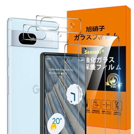 対応 Google Pixel 7A フィルム Google Pixel7A Seninhi 2+2枚セット: 2* Google Pixel 7A 強化ガラス + 2* Google Pixel7A レンズ保護フィルム ピクセル 7A ガラスフィ