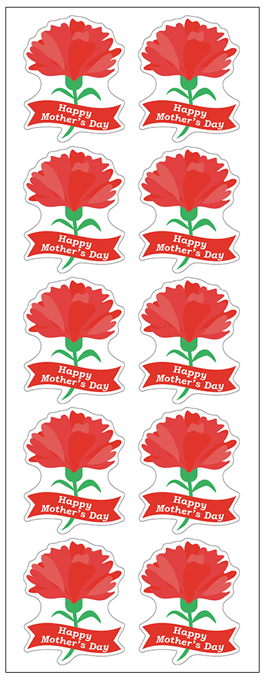 楽天市場】母の日シール 10枚「Happy Mother's Day」母の日ギフト