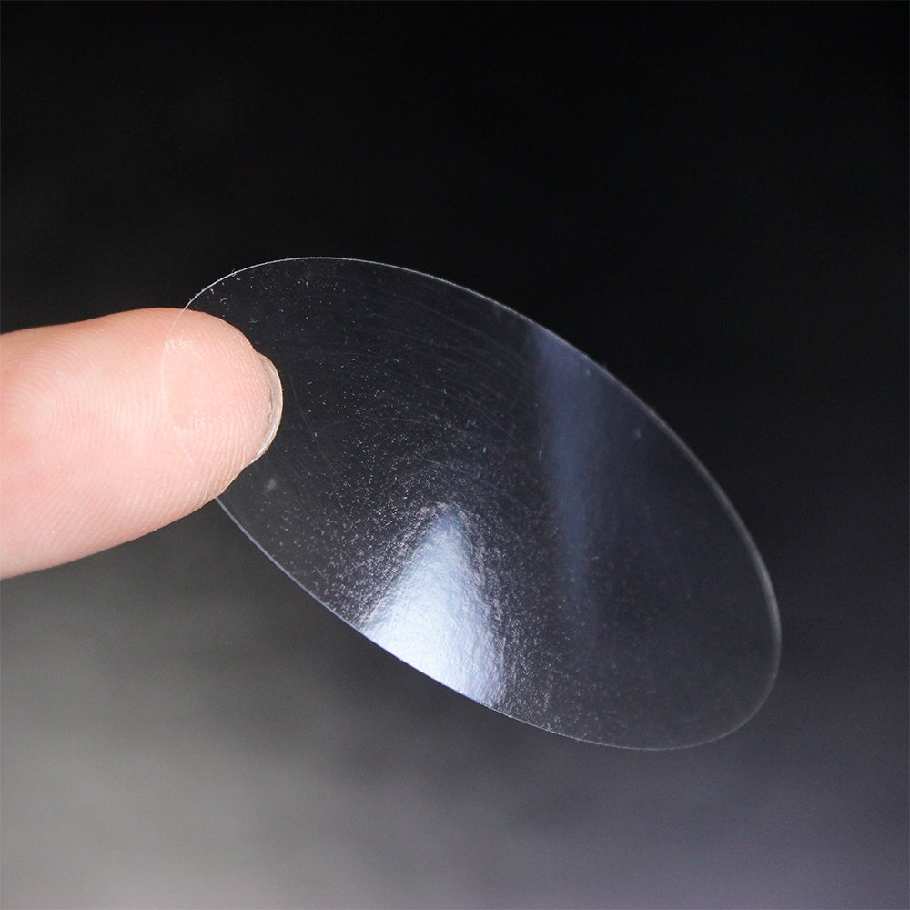 封印シール（50×26mm）　透明　楕円　業務用封印シール（1000枚入）日本製