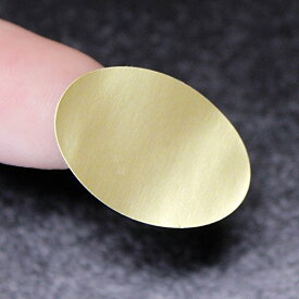 封印シール（金）楕円　（1000枚入）16×23mm　透明　業務用封印シール【20シート入（1シートに50枚）】日本製