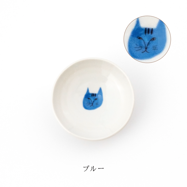 楽天市場】小皿 l ネコ 豆皿 ハレクタニ 九谷焼 日本製 l ねこ 猫