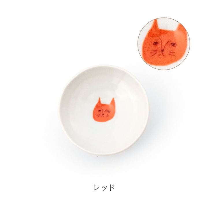 楽天市場】小皿 l ネコ 豆皿 ハレクタニ 九谷焼 日本製 l ねこ 猫