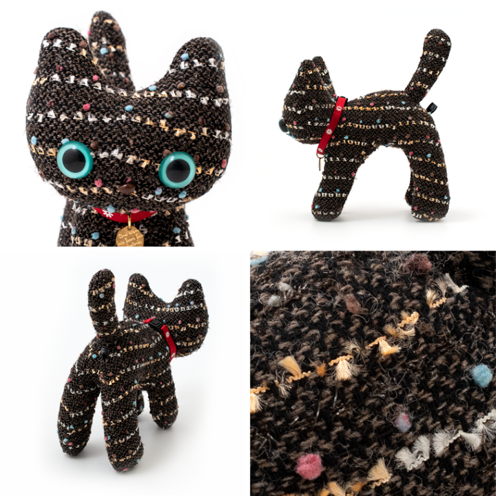 マリー Merry Thought 猫コスチューム ミニチュアぬいぐるみ 9cm ディズニー おしゃれキャット マリー | ドイツ最高級テディベア
