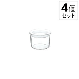 KINTO/キントー CAST(キャスト) ガラスキャニスター M 浅型 8481 [4個セット] 【 保存容器 密閉 キッチン用品 デザイン シンプル おしゃれ 】 ポイント10倍