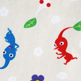 [カット済]ピクミン ベージュ【スモック】 材料セット/キャラ 中厚手生地 女の子 男の子 簡単 手作り 生地 初心者 スモッグ 子供 ハンドメイド 手芸セット 95 100 110 115 120 3歳 4歳 5歳 保育園 幼稚園 入園準備 入園 準備 かわいい テッテ