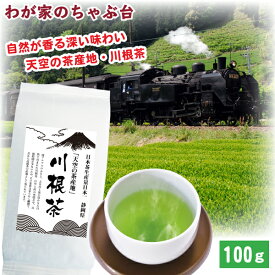 川根茶 100g | わが家のちゃぶ台 送料無料 お茶 緑茶 煎茶 茶 茶葉 お茶葉 静岡 川根 国産 中蒸し 中むし 健康 健康茶 一番茶 新茶 色 香り うがい 藪北 ウイルス対策 やぶきた やぶ北 甘い 美味しい おいしい お徳 お得 お土産 冷茶 水出し 氷出し 急須 カテキン