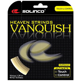 【12Mカット品】ソリンコ　ヴァンキッシュ(1.20mm/1.30mm) 硬式テニスガット マルチフィラメント Solinco Vanquish (1.20mm/1.30mm)strings