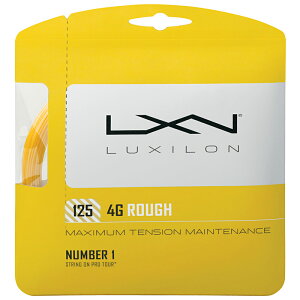 �y12M�J�b�g�i�z���L�V���� 4G ���t(1.25mm) �d���e�j�X�K�b�g �|���G�X�e���K�b�g(Luxilon 4G Rough 16L (1.25) String)
