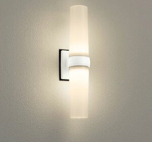 OG254893LR オーデリック R15クラス2 高演色LED エクステリア ポーチライト・軒下灯 FL20W相当 電球色 オフホワイト 防雨・防湿型 傾斜天井対応