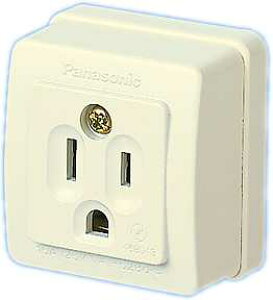 [�����o��] WK3001W �p�i�\�j�b�N �H���p�z�����E�d�ށ@�ڒn�I�o�R���Z���g(2P)�@(�p�^)(�����[�q��)(15A 125V)