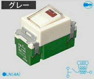 WN5241H �p�i�\�j�b�N �t���J���[�z�����E�d�ށ@�����p�C���b�g�X�C�b�`B�i�А؁j�i�l�[���t�j�@�i�O���[�j