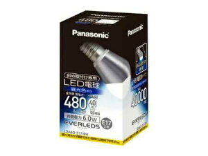 LDA6DE17BH pi\jbN LDA6D-E17/BH@E17@LEDd 6.0W(F)@(΂ߎtp)`d40W`(480lm)