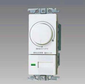 WTC57583W パナソニック コスモシリーズワイド21配線器具・電材 ロータリー式 調光スイッチ 逆位相タイプ (適合LED専用3.2A)(ほたるスイッチC)(ホワイト)