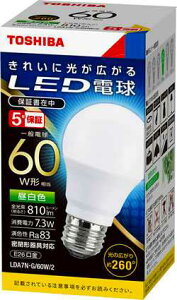 LDA7N-G60W2 ���Ń��C�e�b�N LDA7N-G/60W/2�@LED�d����ʓd���`�@[�����F][E26����][60W�`]
