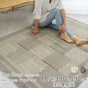 y10܂ł̂ŗcƓoׁzX~mG HOME O}bg Akhtarem At^ 190×190cm g[Ή {