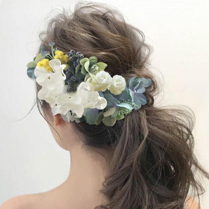 楽天市場】ヘッドドレス 髪飾り 「Olivia」 花 ウェディング （20 