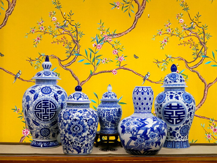 アウトレット品】THE-SECRET-GARDEN シノワズリ Blue & White  